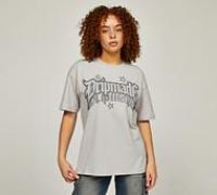 Dripmade Womens Nova Boyfriend T-Shirt - Grey - Size S