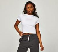 Dripmade Womens Altair Slim T-Shirt - White - Size XL