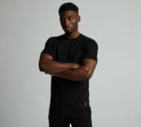 Celebre Space Texture T-Shirt - Black - Size XXL