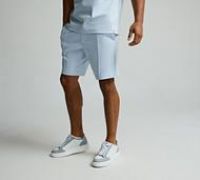Celebre Pintuck Short - Blue - Size XXL