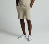 Celebre Waffle Resort Short - Beige - Size M