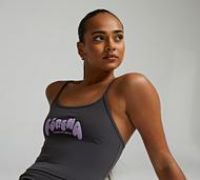 Forena Womens Designed For Comfort Poly Cami Top - Grey - Size S