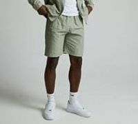 Dripmade Hoax Repeat Stitch Woven Short - Green - Size XL