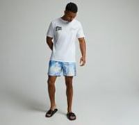 Dripmade Defiant AOP Swim Short - Blue - Size 2XL