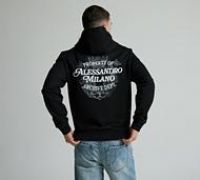 Alessandro Zavetti Pirelli Overhead Hoodie - Black - Size XXL