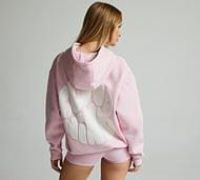 Forena Womens Cloud Nine Overhead Hoodie - Pink - Size M