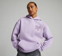 Forena Womens Forever Yours Overhead Hoodie - Purple - Size L
