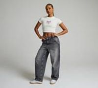 Forena Womens Forever Yours Baby T-Shirt - White - Size S