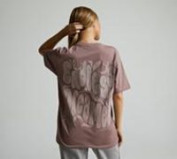 Forena Womens Endless Dreamer Boyfriend T-Shirt - Beige - Size XL
