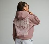 Forena Womens Endless Dreamer Overhead Hoodie - Pink - Size XS