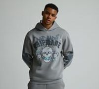 Dripmade Jackpot Overhead Hoodie - Grey - Size L