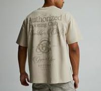 Authorized Members Club T-Shirt - Beige - Size S