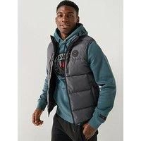 Zavetti Canada Novallini Padded Gilet - Dark Grey