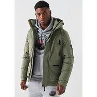 Zavetti Canada Eranio Padded Parka Coat - Khaki