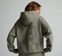 Dripmade Womens Orion Overhead Hoodie - Green - Size M
