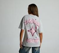 Dripmade Womens Abyss Boyfriend Fit T-Shirt - Grey - Size L