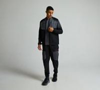 Monterrain Orbit Woven Running Hoodie - Black - Size XS