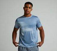 Monterrain Stability Jacquard T-Shirt - Blue - Size XL