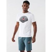 Zavetti Canada Botticini Classic Large Logo T-Shirt And Loopback Short Set - White