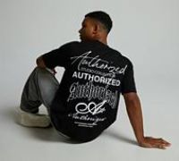 Authorized Manifold T-Shirt - Black - Size XS