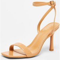 Quiz Women's Nude Barely There Heels | Size: 8