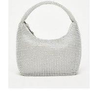 Quiz Silver Embellished Mini Bag
