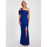Royal One Shoulder Maxi Dress