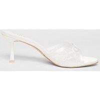 Quiz Bridal Lace Mule Heels