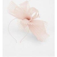 Quiz Blush Pleated Headband Fascinator