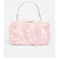 Quiz Pink Organza Rose Box Bag