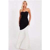 Black Contrast Maxi Dress