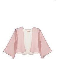 Quiz Blush Crop Sleeve Cover Up