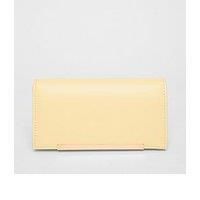 Quiz Yellow Long Clutch Bag