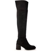 Moda In Pelle Women's Sarianne Faux Suede Block Heeled Over the Knee Boots