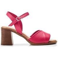 'Lanie' Leather Heeled Sandals