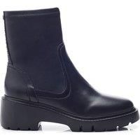 Moda In Pelle Women's Arvert Black Faux Leather Chelsea Ankle Boots