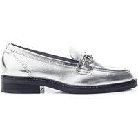 Moda In Pelle Women's Estephe Leather Block Heeled Loafers