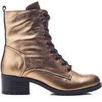 Moda In Pelle Women's Bezzie Leather Block Heeled Ankle Boots