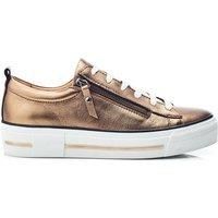 Moda In Pelle Women's Filician Leather Slab Sole Trainers