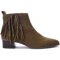 Moda In Pelle Women's Pichon Block Heeled Tassle Ankle Boots
