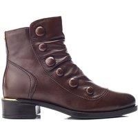 Moda In Pelle Women's Elita Leather Block Heeled Ankle Boots