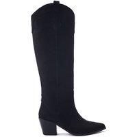 'Texie' Alcantara Heeled Boots