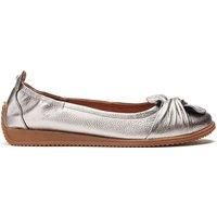 'Echium' Metallic Leather Loafers