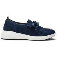 Moda In Pelle Women's Basil Suede Sporty Slip Ons