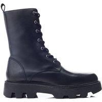 b.soleful Women's 'B.Dudley' Leather Mid Calf Boots in Black | Size: 8