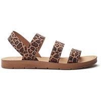 Moda In Pelle Kyomi Multi Strap Sandals - Leopard