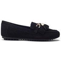 Moda in Pelle Essentialsana Loafers Womens Black 6 UK
