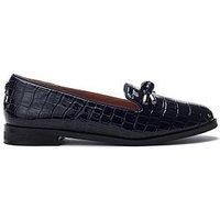 Moda In Pelle Fillipa Patent Loafer - Navy