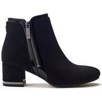 Moda in Pelle Womens Pajor Boot Heeled Ankle Boots