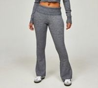Glamorous Womens Knitted Flare Pant - Grey - Size M